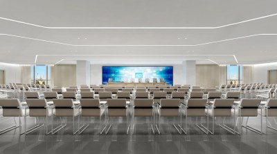 现代报告厅3D模型下载